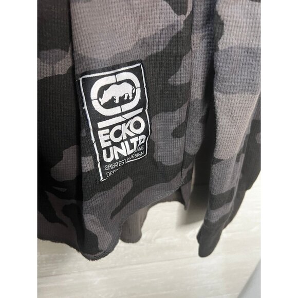 ECKO UNLTD‎ Men's All Over Print Stunner Camo Thermal Sweater - Picture 4 of 6